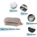 Reusable Microfiber Kitchen Cleaning Sponges - 4 Pack Multicolored Pot & Dish Scrubbers - Buy Online on GoSupps.com