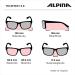 Alpina Tri-Effect 2.0 - Adjustable Frosted Sports & Bicycle Glasses for Adults | 100% UV Protection | Black Matt - Buy Online on GoSupps.com