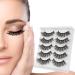 Buy Sibba 3D Multi-Layered Curly False Eyelashes - 5 Pairs of 18mm Faux Mink Eye Lash Extensions (Style 04) | Dramatic & Fluffy Volume for Stunning Eyes - Buy Online on GoSupps.com