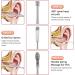 10Pcs/Set Portable Ear Wax Removal Tool - Black Ear Cleaning Spoon Kit - Buy Online on GoSupps.com