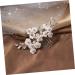 DOITOOL Bridal Comb Bridal Hair Combs Hair Accessories Flower Hair Clip Hair Combs for Women Hair Combs Pin Wedding Hair Comb Pearl Bride White Soft Pottery Flower Polymer Clay - Buy Online on GoSupps.com
