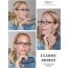 Eyekepper 3 Pack Women's Reading Glasses +2.25 - Stylish Patterns with Soft Case - Perfect for International Shipping - Buy Online on GoSupps.com