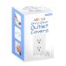 ABC123 - Outlet Plug Covers (36 Pack) Clear Child Proof Electrical Outlets Protector - Wall Socket Protector for Kids