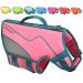 Vivaglory for dogs in a sporty style durable pet security vest comfortable neoprene rescue vests with Velcro fastener pink gray small S: 46-56cm (chest scope) pink gray