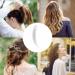 Wyttuubv Clincher Hair Clip - Ponytail Holder Clip | Classic Ponytail Banana Clip Fashion Fishtail Hair Clip for Thick Fine Curly Hair Transparent - Buy Online on GoSupps.com