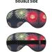 Silky Sleep Masks - Soft Satin Eye Cover for Travel & Naps | Splendid Fireworks Design for Women & Men - Buy Online on GoSupps.com