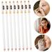 BELLIFFY 12pcs Eyebrow Pencil Sharpener Eyebrow Pencils Eyebrow Pencil for Makeup Wooden White - Buy Online on GoSupps.com