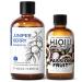 HIQILI 100ML Juniper Berry Essential Oil & 30ML Passion Fruit Fragrance Oil for DIY Diffuser