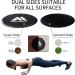 Shop Amonax Double-Sided Fitness Slider Discs - Core Training Gliding Discs for Carpet & Wood Floors - Home Workout Equipment - Buy Online on GoSupps.com