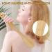 CARELAX Long Handle Back Scrubber Brush with Pumice Stone - Body Exfoliating for Shower and Dry Brushing - Buy Online on GoSupps.com