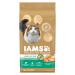 IAMS Proactive Health Dry Cat Food Adult Long Hair Care Chicken & Salmon 1.36kg Bag 1.36 kg