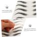 Baluue 12 Sheets Waterproof Eyebrow Stickers Eyebrow Fake Eyebrow Stickers Brow Eyebrow Transfer Stickers 6d Hair-like Eyebrows Stickers Makeup Brow Sticker 21x14.8cmx3pcs Blackx3pcs - Buy Online on GoSupps.com