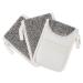 3 Piece Economiser Pouch Exfoliating Body Scrubber Bag Hanging Rope Sponge Holder for Bath or Shower