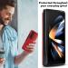 Ximand Red Pocket Case for Samsung Galaxy Z Fold 3 - Premium Leather Magnetic Closure Credit Card Compartment Stand Robust Protection - Buy Online on GoSupps.com