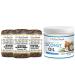 It's Pure Natural Bundle of Extra Virgin Organic Unrefined Raw Coconut Oil (16 oz) for Skin with Coconut Oil (Pack of 3) Soap for Face & Body Acne Treatment & Dark Spot Remover