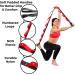 Stretching Strap with Loops - Non Elastic Yoga & Physical Therapy Band - 10 Loops for Flexibility & Exercise - Red - Buy Online on GoSupps.com