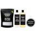 CARON & DOUCET Ultimate Griddle Set | Seasoning Oil Soap & Salt Scrub | 100% Plant-Based & Best to Season Clean Care Restore Maintain & Protect