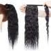 14 inches SEGO Curly Ponytail Hair Extensions Real Remy Human Hair #1 Jet Black Wrap Around One Piece Clip in Hairpieces Corn Wave Wavy (80g) 14 Inch #1 Jet Black - Buy Online on GoSupps.com