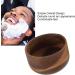 Miokycl Men's Wooden Shaving Bowl | Burr-Free Compact Shaving Foam Mug for Home & Barber Shop - Buy Online on GoSupps.com