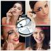 Potadak 3X Portable Folding Mirror with LED Light 10X Magnifying Glass 12 Lamp Bead Mini Mirror Black - Buy Online on GoSupps.com