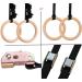Yimidear Wood Olympic Rings Gymnastic Rings for Strength Training - 2.8 cm - Buy Online on GoSupps.com