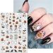 Halloween Nail Stickers 12 Sheets Self-Adhesive Nail Decal Ghosts Nail Art Decoration Design Supplies - Buy Online on GoSupps.com