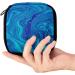 GIAPB Period Bag - Blue Marble Sanitary Napkin Storage & Makeup Pouch - Buy Online on GoSupps.com