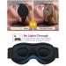 Adjustable 3D Contoured Eye Mask for Men and Women - Purple Blackout Sleep Mask for Travel, Nap, and Shift Work - Buy Online on GoSupps.com