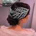 WONRLUA Rhinestone Bridal Headband - Silver Wedding Hair Accessories for Brides - Buy Online on GoSupps.com