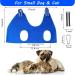VEXLEM Pet Grooming Hammock for Dogs & Cats Pet Grooming Hammock Pet Grooming Sling Dog Grooming Harness Helper Pet Nail Clip Bag for Grooming Bathing Nail Cutting Eye Care (S (8-10) in Blue) S (8-10) in Blue - Buy Online on GoSupps.com