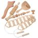 Healvian wooden lymphatic drainage tool 5 pieces Maderoterapia Kit Wood Massage Tools Gua Sha Tool Massage device Maderoterapia Fascia Massage rolls for body muscles
