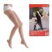 Lauma Medical 23-32 mmHg compression stockings class 2 with closed tip varicose veins frequent swelling in the legs pain in calves and feet beige S-size short