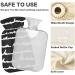 Naanle Stripes Hot Water Bottle with Cover - 1L Transparent Heat Bottle for Bed Hand & Foot Warmer | Pain Relief & Cold Therapy for Winter - Buy Online on GoSupps.com