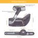 Viedouce Baby Hip Seat Ergonomic Carrier with Seat Belt | Light & Breathable Cotton | Ideal for 4-36 Months - Dark Gray - Buy Online on GoSupps.com