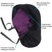 ABAMERICA Personalized Satin Lined Black Scrub Cap with Ponytail Holder - A01-05 - Buy Online on GoSupps.com
