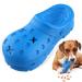 Ruxan Insmerting dog toys for aggressive horses - feed Treat Dispensing Dog Interactive toys with beef meat taste natural rubber dog toys for small/medium/large dogs blue
