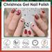 Christmas Nail Polish Set 6Pcs Glitter Green Red Black White Brown Nail Varnish Set Classic XMAS Series Quick Dry & Long Lasting Nail Gel for Nail Art Design - Christmas Gifts for Women 6Pcs Christmas - Buy Online on GoSupps.com
