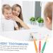 Sewoart Manual Toothbrush Set - 3 Soft Silicone Baby Brushes for Oral Care | Toddler Tooth Cleaning | Safe & Gentle Teeth Hygiene - Buy Online on GoSupps.com