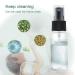 Lisapack 1oz Mini Spray Bottles (6 Pack) - Clear Fine Mist Atomizers for Perfume, Cologne & Water - Buy Online on GoSupps.com