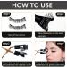 Magnetic Eyelashes with Applicator - Magnetic Eyelashes Natural Look Strong Hold No Glue Needed - Reusable Natural Magnetic Lashes Kit without Eyeliner - Buy Online on GoSupps.com