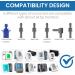 Replacement Blood Pressure Cuff Connectors Adapter | 6 Compatible Types for All BP Monitors - Buy Online on GoSupps.com