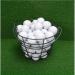 Crestgolf Stainless Metal Golf Ball Container Basket - Holds 50 Balls (Black) - Buy Online on GoSupps.com