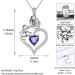 Cute Cat Necklace with Sparkling Zirconia Crystal Birthstone Pendant Necklace for Girls Womens White Gold Over 925 Sterling Silver Animal Necklace Birthstone Jewelry Sweet Present Girlfriend Sisters L December-Tanzanite - Buy Online on GoSupps.com