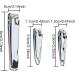 SWYSGS Set of 3 Nail Clippers Nail Clippers and Precision Nail Clippers - Buy Online on GoSupps.com