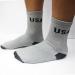 ATB 4 Pairs Men's Athletic USA Cushioned Crew Socks Grey | Premium Cotton | Size 10-13 - Buy Online on GoSupps.com