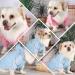 Dog Sweater for Small Dogs | Cute Light Blue Cotton Hoodie for Puppies & Cats - Warm Pullover Coat - Buy Online on GoSupps.com
