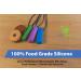 Tilcare Chew Chew Chew Sensory Chewing Necklace for Kids & Adults - Durable Silicone Teething Jewelry for Autism - 3 Pieces (1 Pack) - Buy Online on GoSupps.com