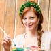 Green Vintage Rhinestone Pearl Knotted Headband Elastic Fashion Green Wide Headbands St.Patrick's Day Headband for Women Girls Hair Accessories - Buy Online on GoSupps.com