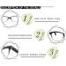 Stylish Women's Reading Glasses - 4 Pack +0.75 Magnifying Cheaters Lightweight & Comfortable Fit in 4 Colors - Buy Online on GoSupps.com