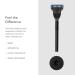 Bolin Webb Generation Razor & Stand in Black | Luxury Gillette Fusion5 Blade Razor for Men - International Shipping Available - Buy Online on GoSupps.com